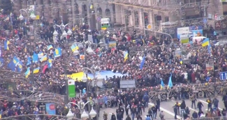 «Народное вече» в Киеве: протестующие вернулись на Майдан