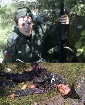 Под селом Еленовка убита снайперша ДНР из Беларуси
