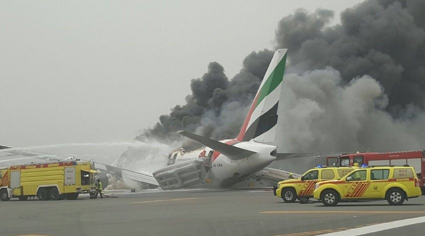 Фото дня: Происшествие в Дубае