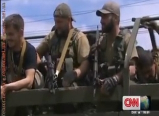 CNN — чеченцы в Донецке