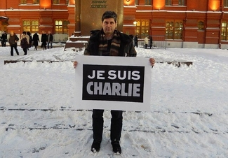 Активист получил 38 суток ареста за поддержку Charlie Hebdo и Навальных