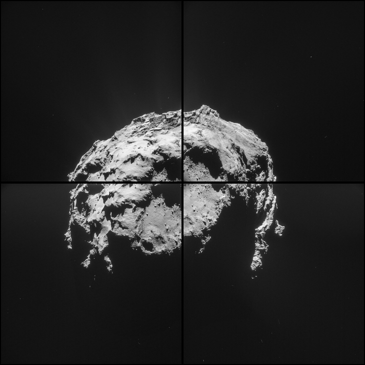 Комета анфас