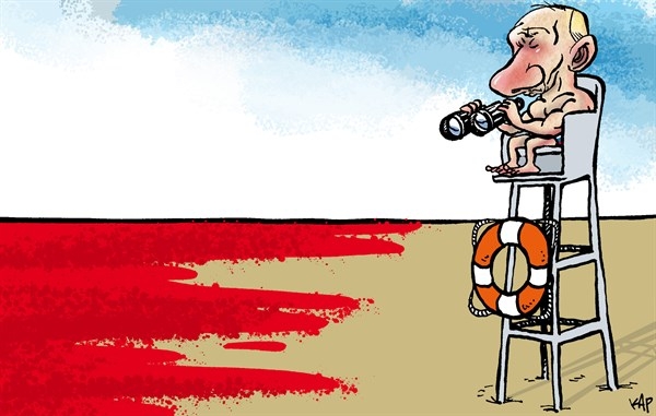 Карикатура дня: На защите Асада