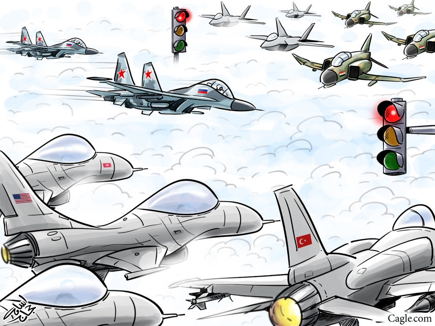 Карикатура дня: Небо Сирии
