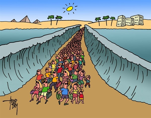Карикатура дня: Исход из Египта