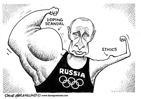 Карикатура дня: Допинг-скандал