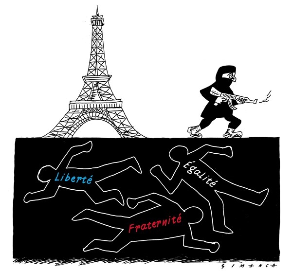 Карикатура дня: Свобода, равенство, братство
