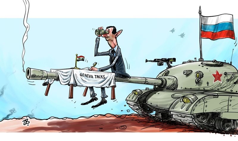 Карикатура дня: Женевские переговоры