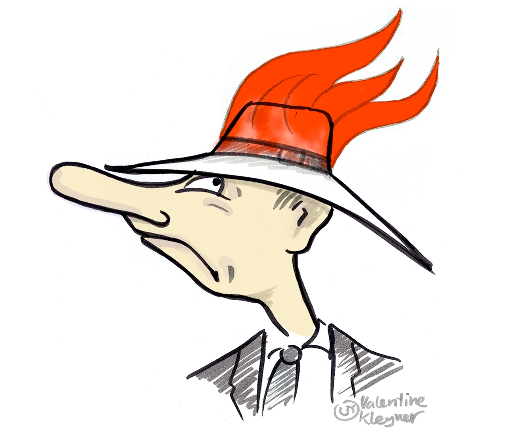 Карикатура дня: На воре панама горит