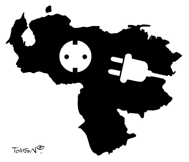Карикатура дня: Боливарианский блэкаут