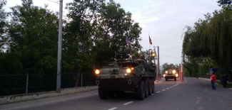 Колонна НАТО прибыла в Молдову несмотря на сопротивление прокремлевских сил