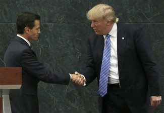 Дональд Трамп встретился с президентом Мексики