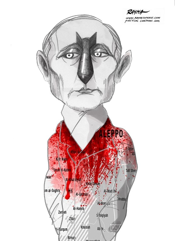 Карикатура дня: Путин в Алеппо