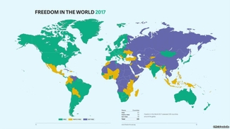 В 2016 году Россия покушалась на права и свободы чаще других стран