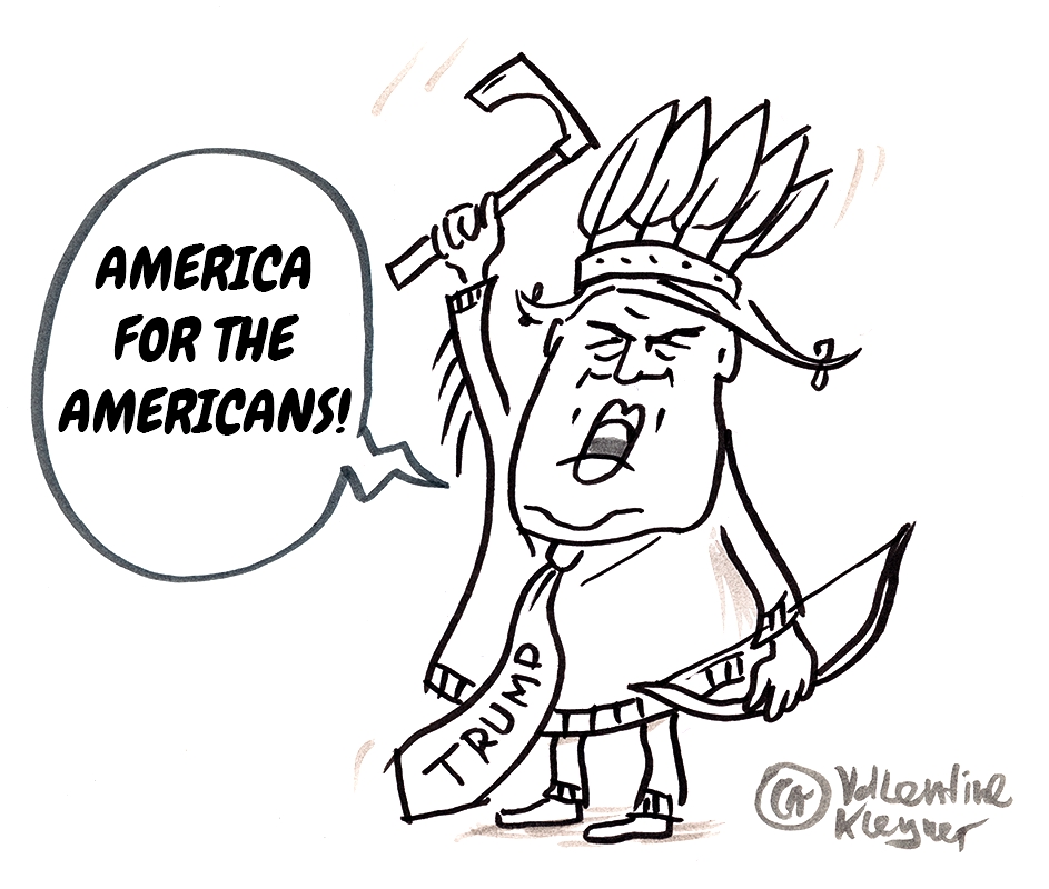 Карикатура дня: Америка для американцев