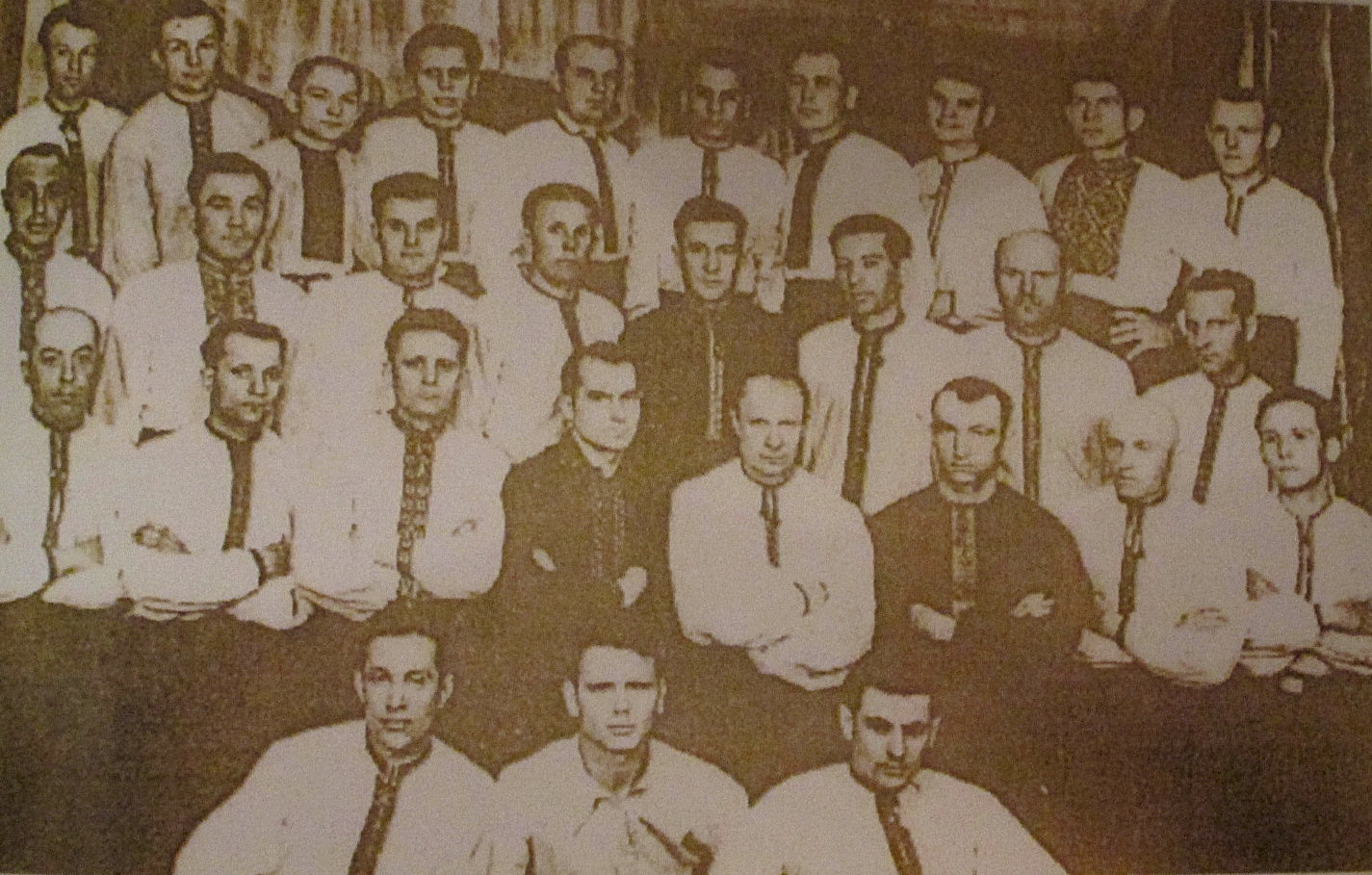 узники Воркутинских лагерей. бывшие воины УПА, 1955г